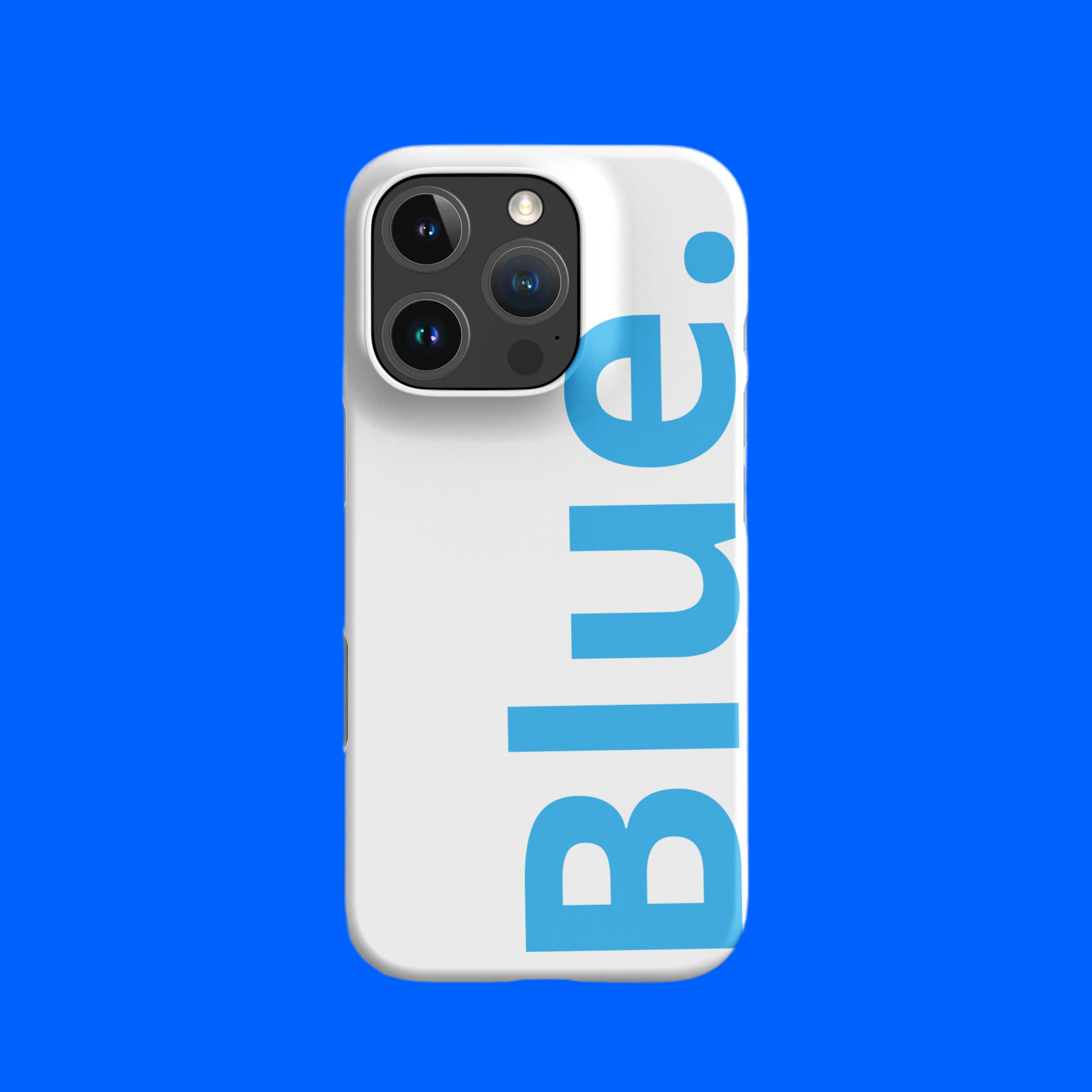Blue. iPhone® Case