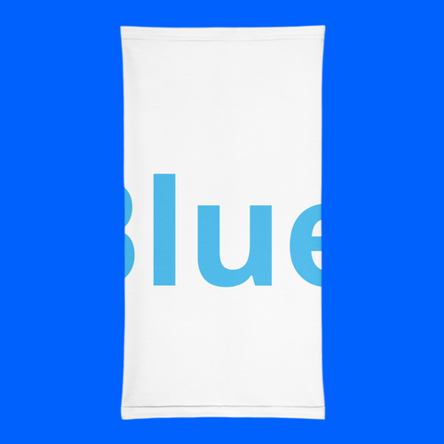 Blue. Face