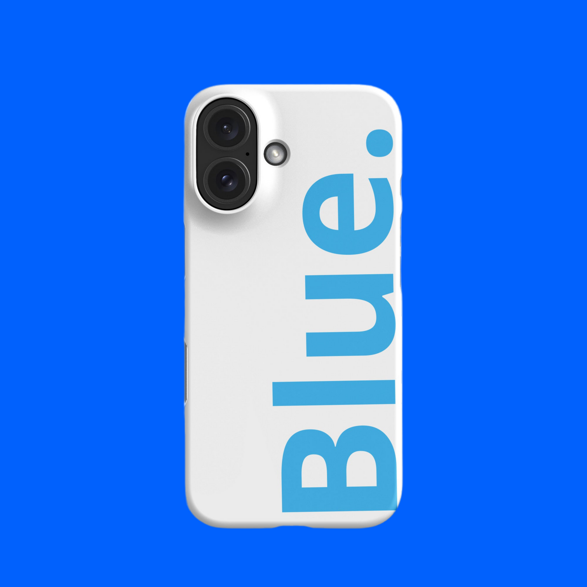 Blue. iPhone® Case